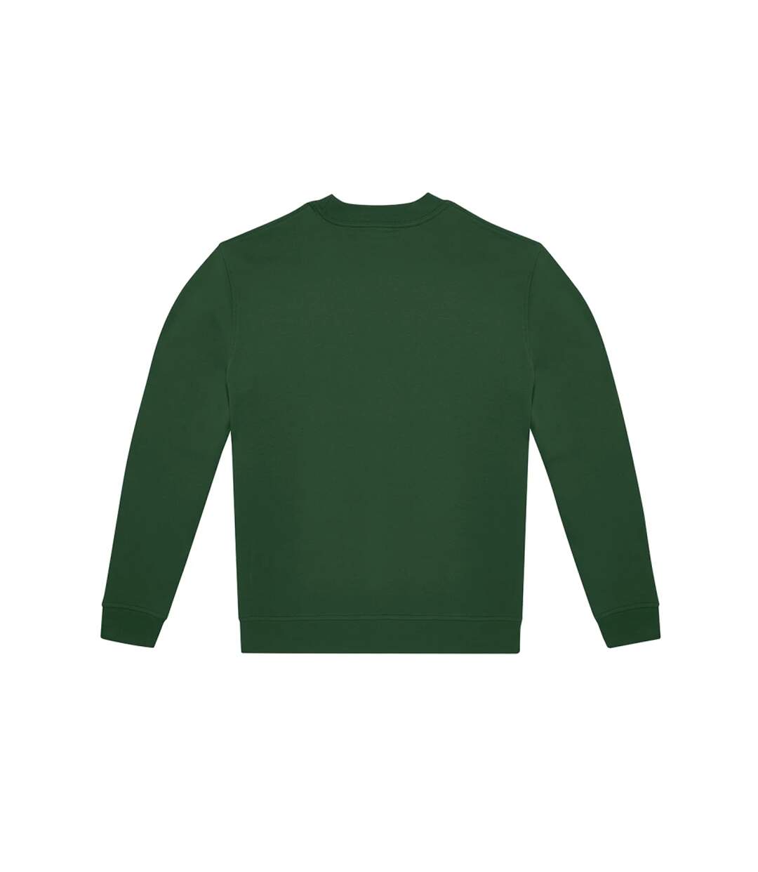 Unisex adult id.332 crew neck sweatshirt bottle green B&C-2