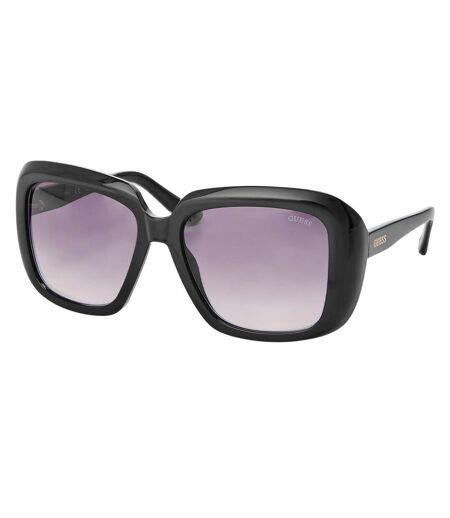Womens/ladies Squares Sunglasses One Size Shiny Black Guess