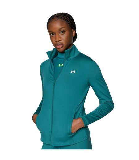 Womens/ladies Moisture Wicking Jacket Green Under Armour