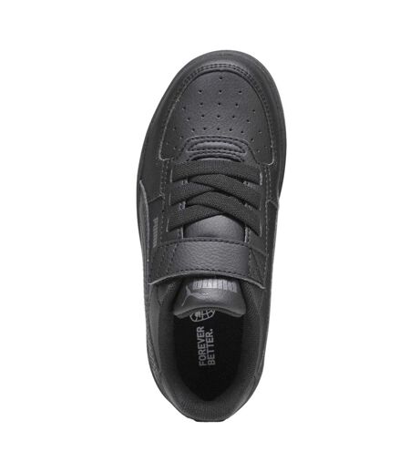 Childrens/kids Caven 2.0 Logo Trainers Black Puma