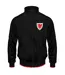 Mens Retro Track Jacket Black Wales Cymru-1