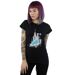 Disney T-shirt en coton Frozen Elsa et Olaf - Magie de l'hiver Womens/Ladies (Noir) - UTBI22056-2