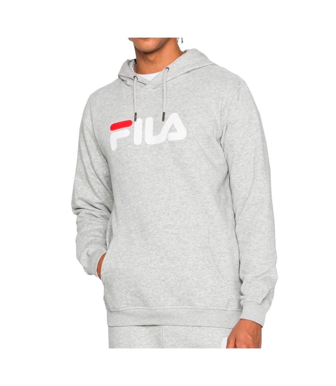 Sweat à capuche gris homme fila barumini - m-1