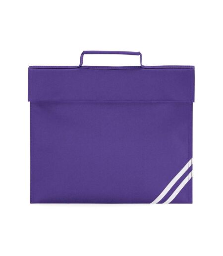 Quadra Classic Book Bag (Purple) (One Size) - UTRW10018