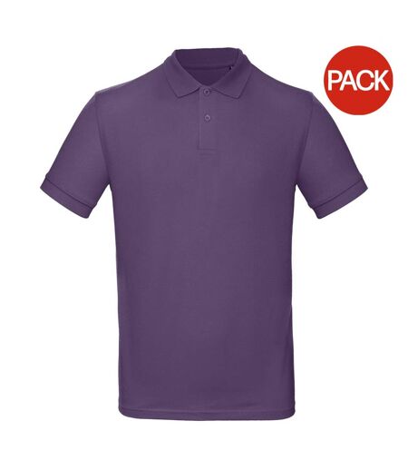 Polos homme violet B&C