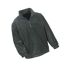 Adults unisex polartherm zip neck fleece oxford grey Result-2