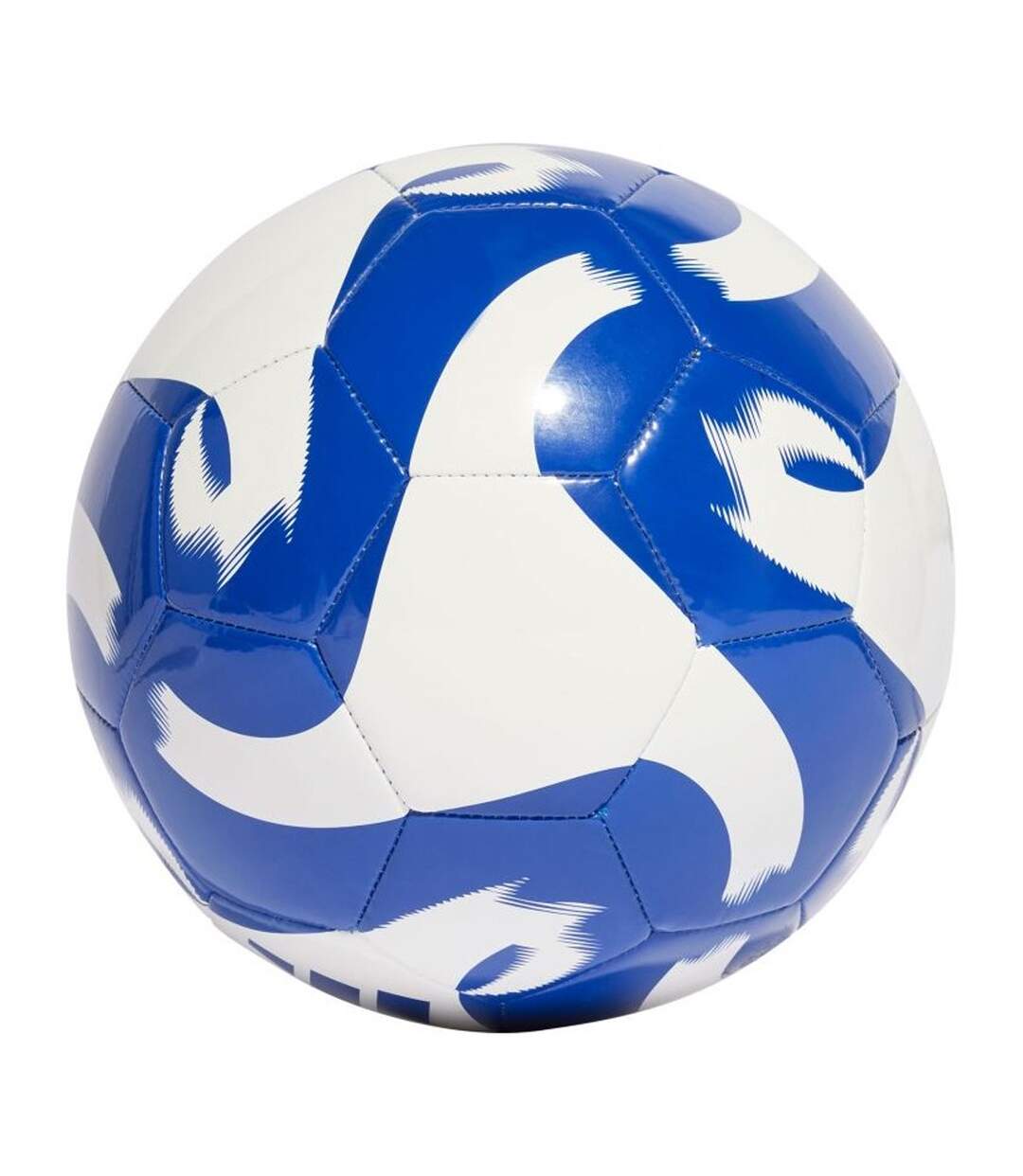 Ballon De Foot Motif/style À Panneaux Tiro Club Taille 5 Blanc Bleu Adidas-2