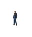 Mens Plain Ribbed Cuff Raincoat Batik Blue Reebok-1