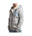 Sweat zippé Gris Clair Homme Superdry M2013392A - 3XL