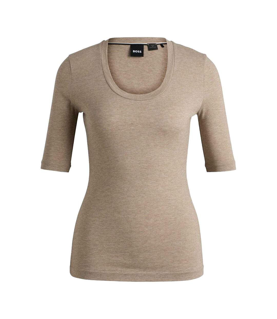 Haut Manches ¾ Effilie2 Femme Gris Boss-1