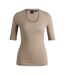 Haut Manches ¾ Effilie2 Femme Gris Boss-1