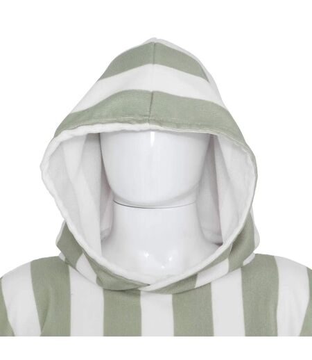 Poncho de Plage en Microfibre Wili 80x100cm Vert Céladon