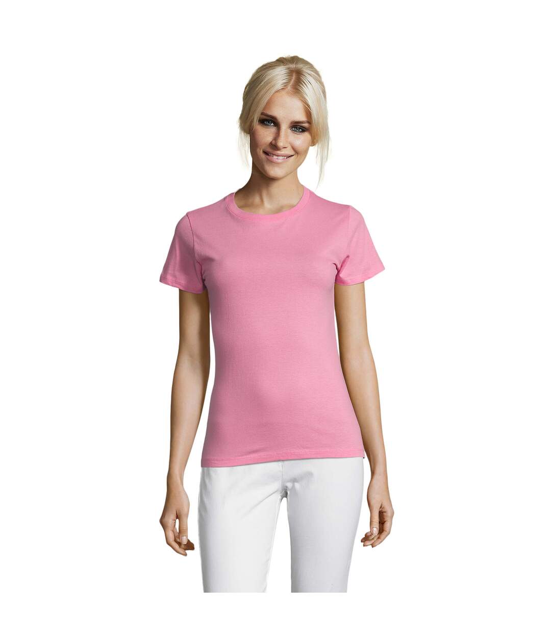 T-shirt Regent Femme Rose Orchidée SOLS-1