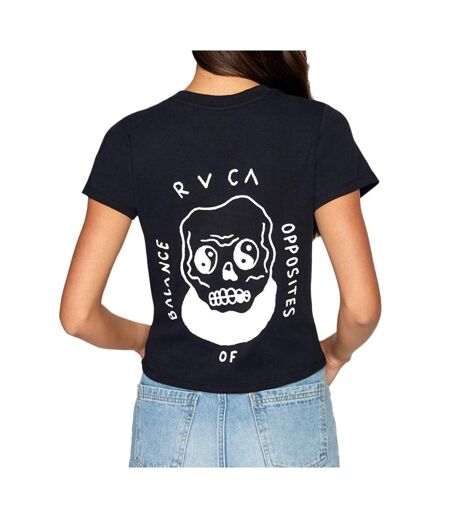 T-shirt Noir Femme RVCA Z3SSRCRVF1 - L