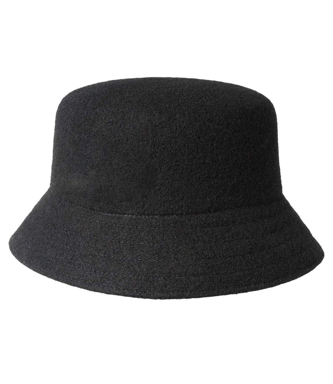 Unisex Adult Seamless Wool Casual Bucket Hat Black Kangol-2