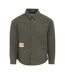 Chemise Manches Longues Motif/style Logo Homme Gris Firetrap-1