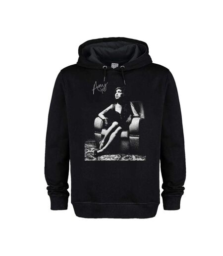 Unisex Adult Queen Of Camden Amy Winehouse Hoodie Black Amplified