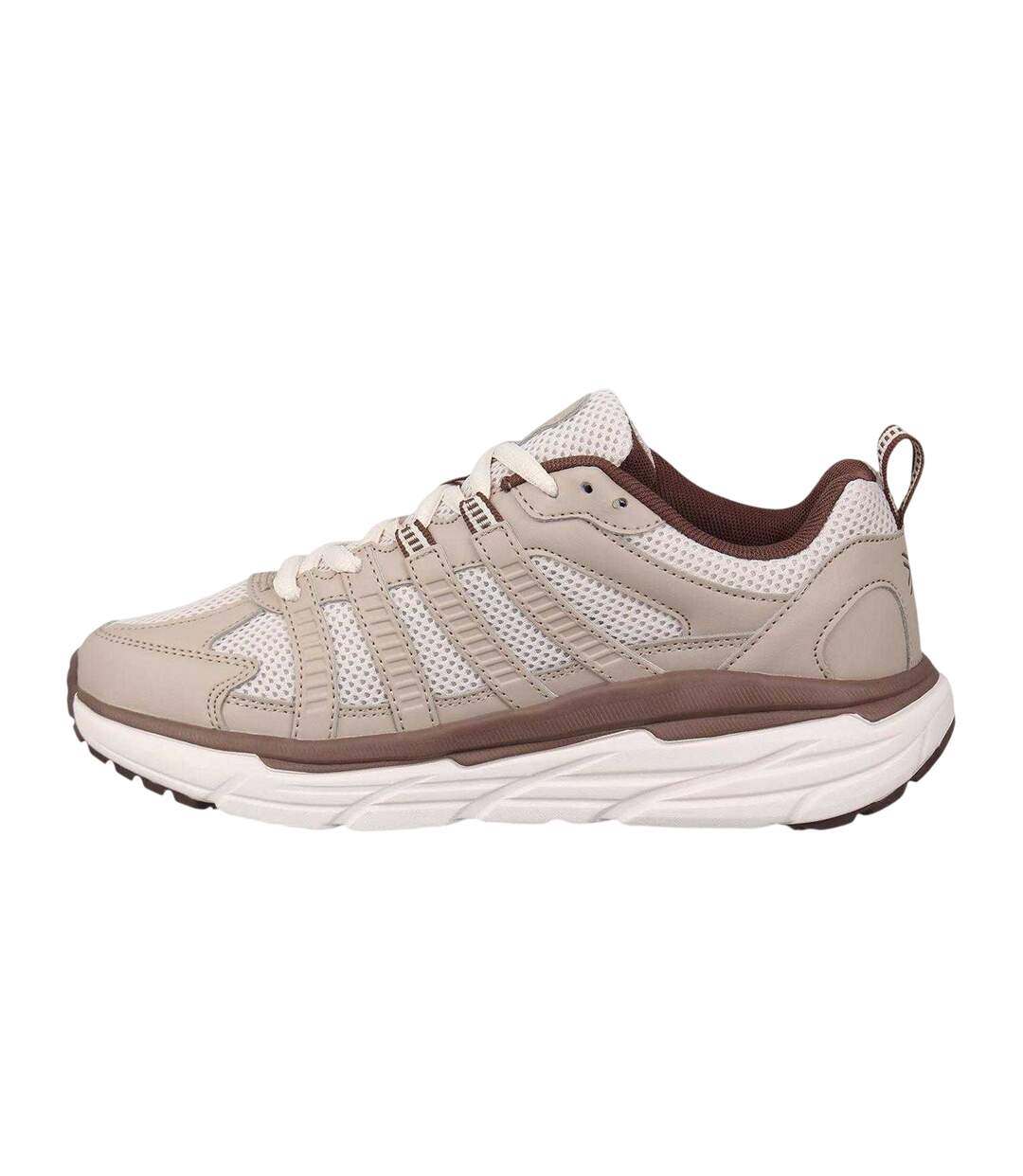 Baskets Motif/style Réflexe Homme Crème Beige Gris Karrimor-2