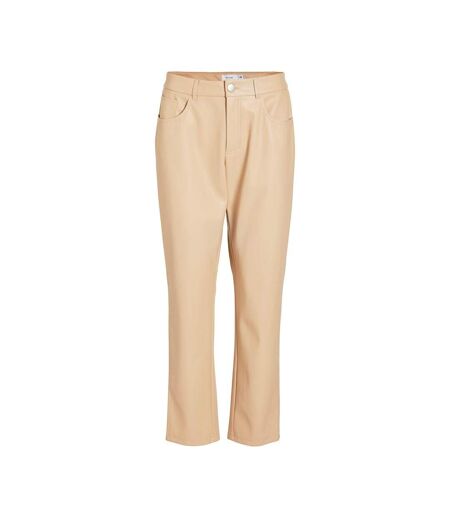 Pantalon Fluide Beige Femme Vila Agmar - 34