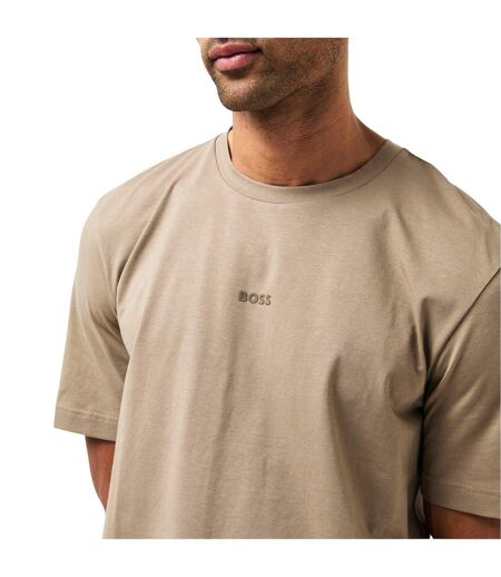 Mens Tchup Logo Oversized T-shirt Green Boss