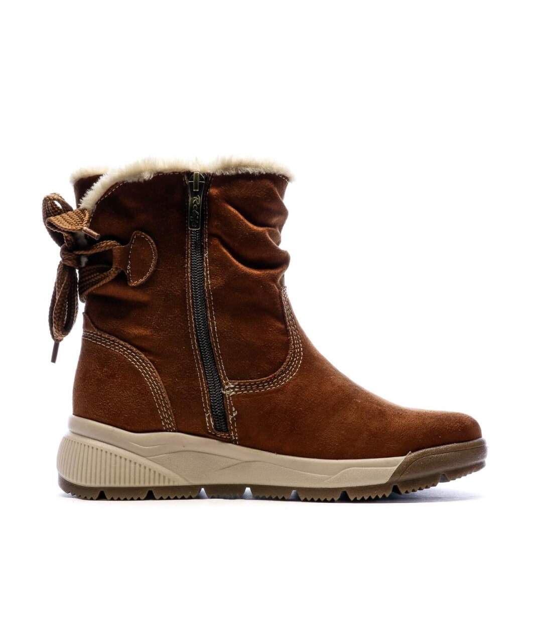 Bottines camel femme relife jaminlace-2