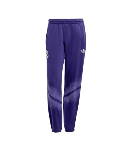 Pantalon De Survêtement Motif/style Real Madrid Cf Homme Violet Foncé Adidas