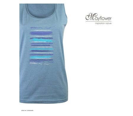 MAYFLOWER DEF4004A : Débardeur en coton jersey pour femme au confort absolu