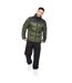 Veste demerley homme vert sombre / noir Crosshatch Crosshatch