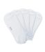 Lot de 5 paires de chaussettes blanches mixte espace des marques-1