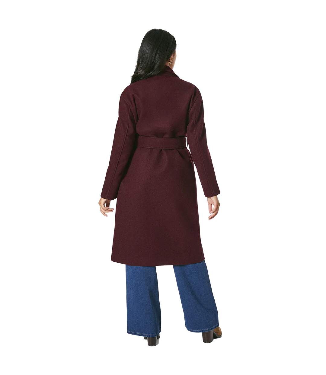 Manteau femme rose baie Principles-2