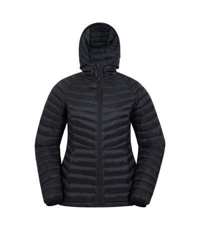 Womens/ladies skyline extreme hydrophobic down jacket black Mountain Warehouse