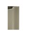 Vase Design en Métal Frankfurt 36cm Beige Foncé-5