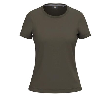 T-shirt antibactérien - Femme - WK307 - vert kaki foncé