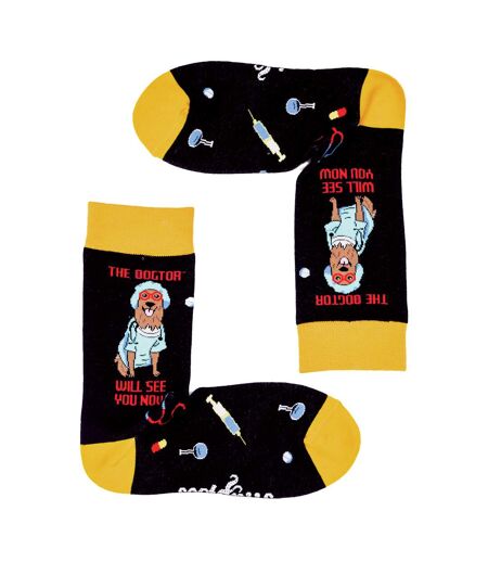 Dog Pattern Novelty Unisex Funny Dress Socks