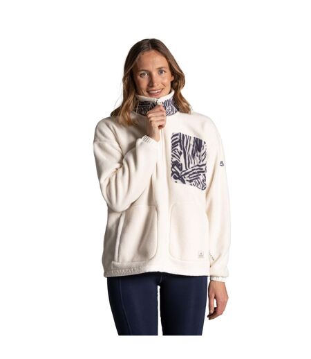 Veste Motif/style Rayures Contrastées Sanaa Femme Écru Craghoppers