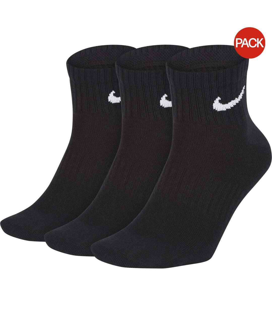 Socquettes Adulte Noir Nike-1