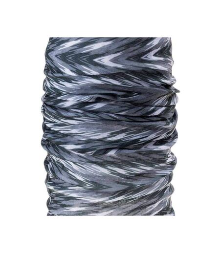 Cache-cou Motif/style Ikat Temir Taille Unique Noir Gris Magnum