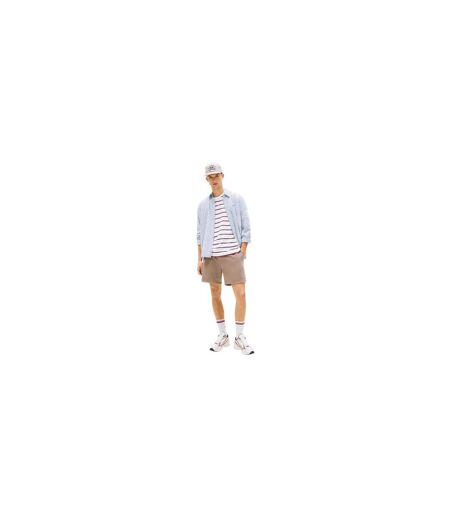 Short De Jogging Motif/style Logo Et Drapeau Homme Marron Clair Tommy Jeans