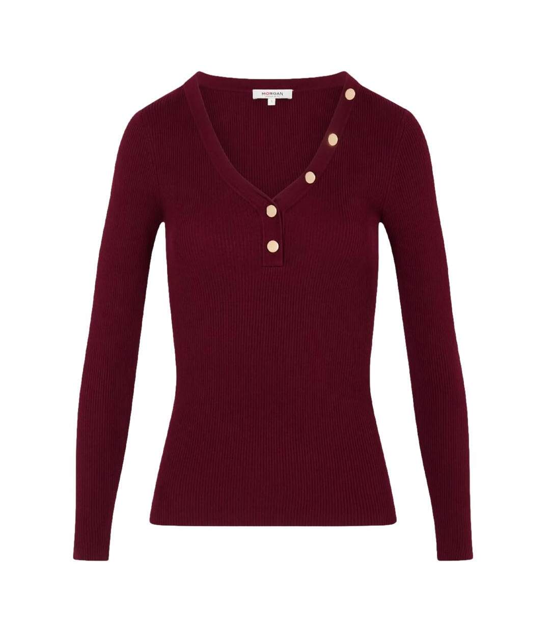 Pull bordeaux femme morgan mbanbin-2