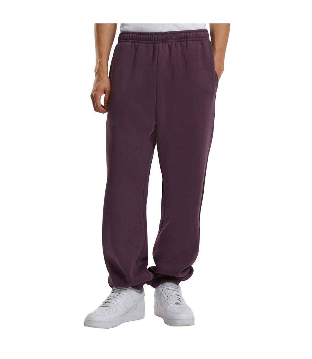 Pantalon De Jogging Homme Violet Prune Build Your Brand-3