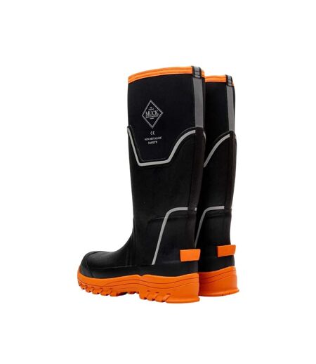 Bottes De Sécurité Grit Homme Noir Orange Muck Boots