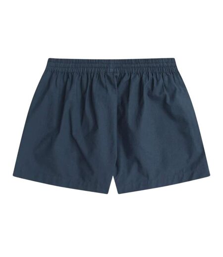 Womens/ladies Comfort Cotton Shorts Dark Blue Animal
