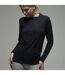 Ladies Fleece Lined Base Layer Thermal Long Sleeve Top-5