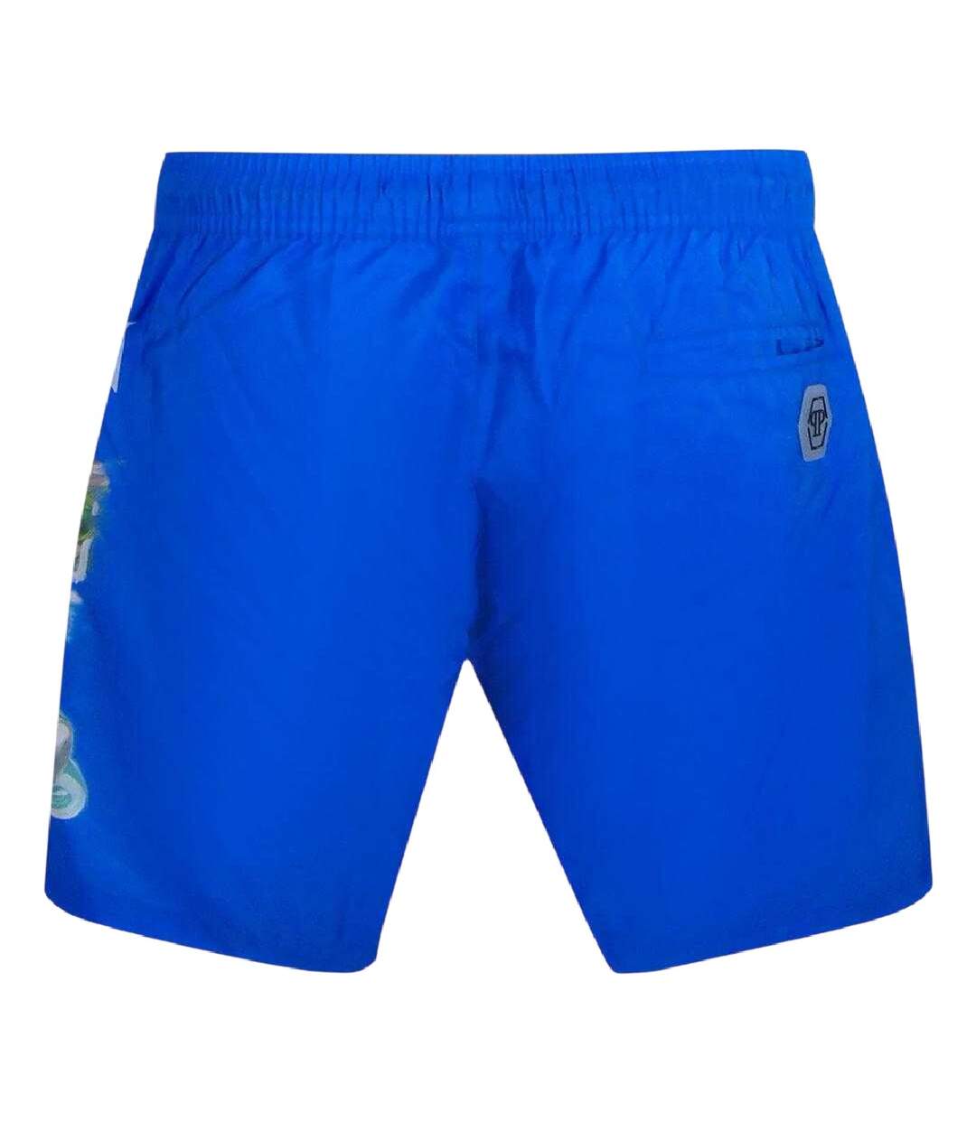 Short De Bain Motif/style Pin-up Homme Bleu Foncé Philipp Plein-2