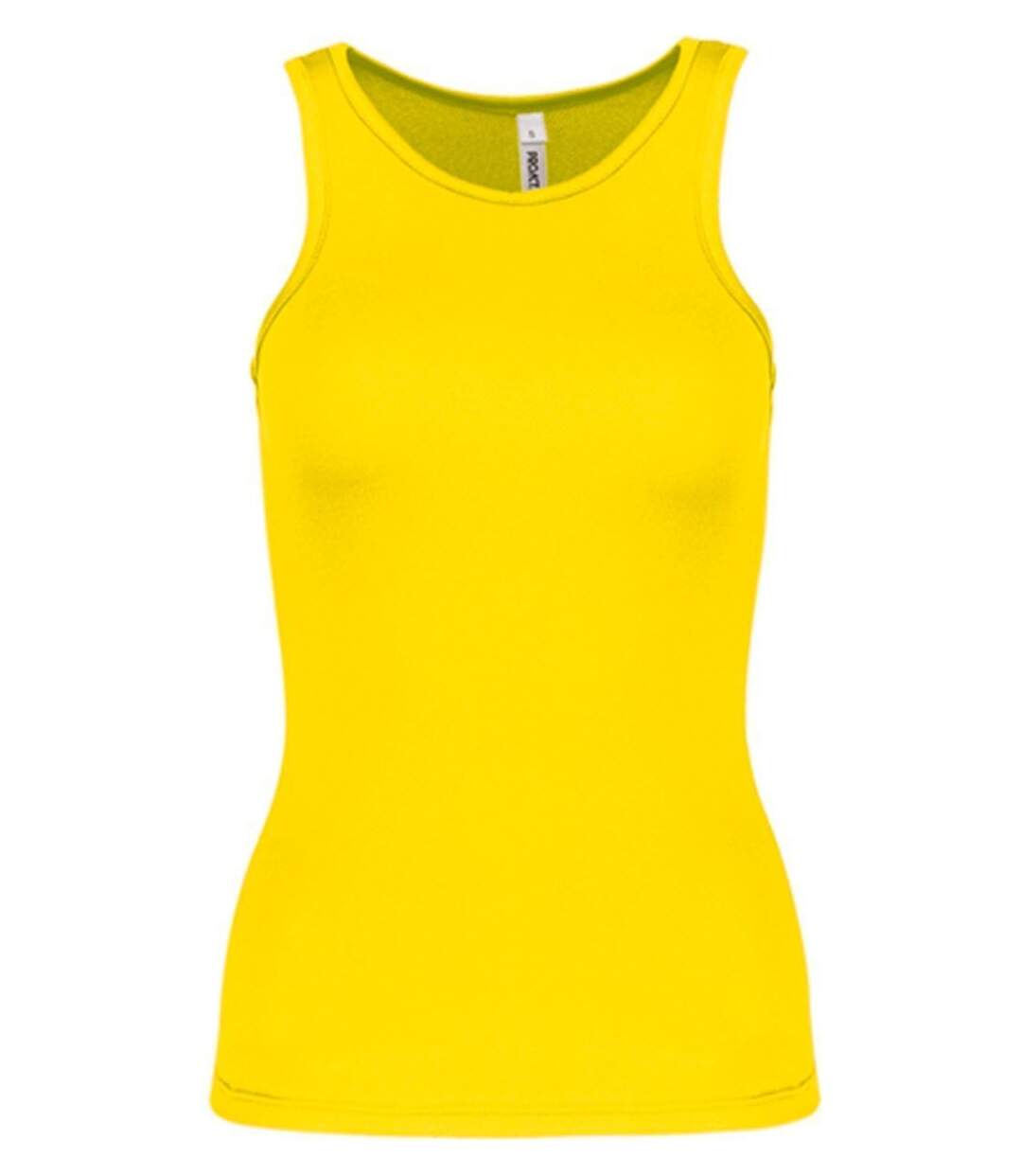 Débardeur de sport - Femme - PA442 - jaune fluo-1