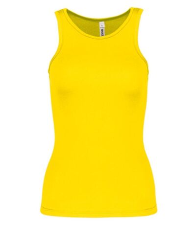 Débardeur de sport - Femme - PA442 - jaune fluo