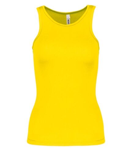 Débardeur de sport - Femme - PA442 - jaune fluo