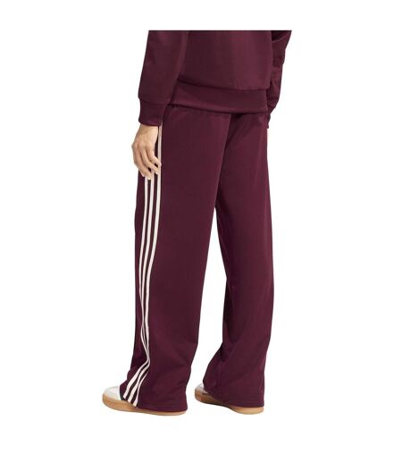 Pantalon De Survêtement Motif/style 3 Rayures Firebird Femme Bordeaux Foncé Adidas