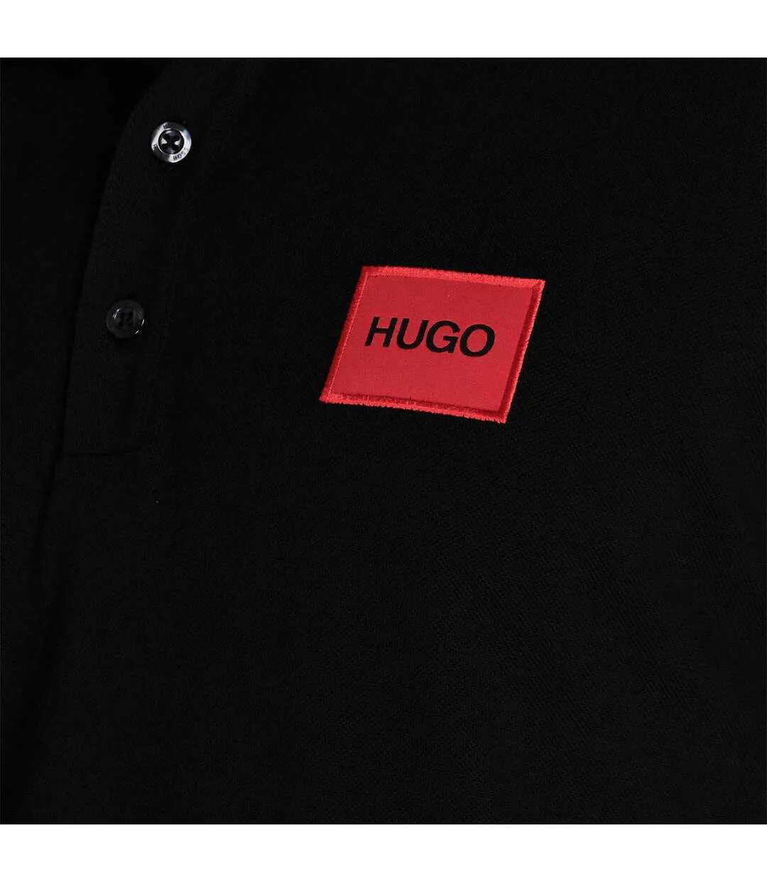 Polo Deruso Homme Noir Hugo-4