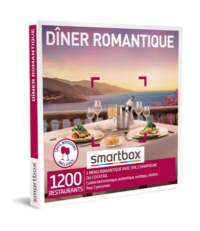 SMARTBOX - Dîner romantique - Coffret Cadeau Gastronomie